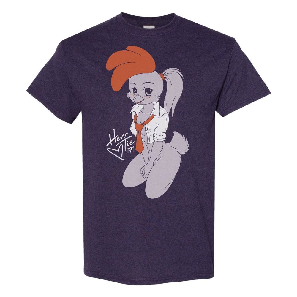 Senpai Waifu Furry Anime Girl Hen-Tie Hentai Naughty Shirt